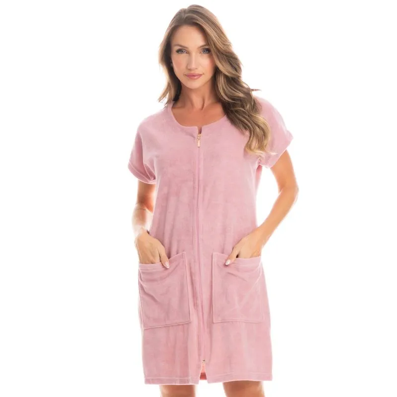 Robe Feminino Com Zíper KN Rosa/G