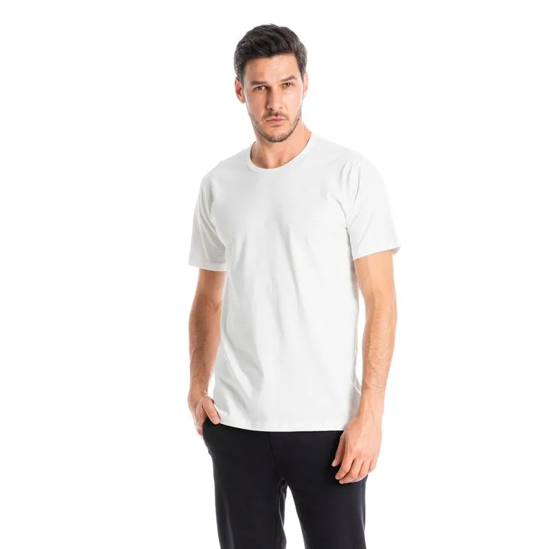 Camiseta Masculina Manga Curta Raul Branco/G