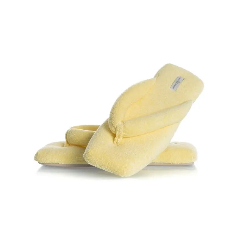 Chinelo Em Atoalhado Dedo Lui Amarelo/34