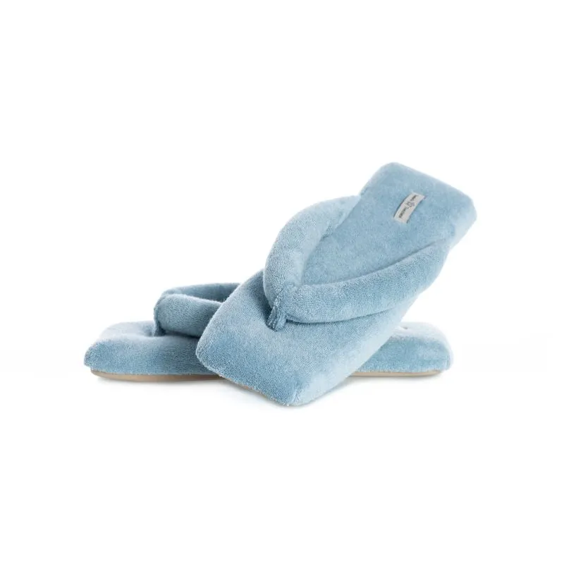 Chinelo Em Atoalhado Dedo Lui Azul/34