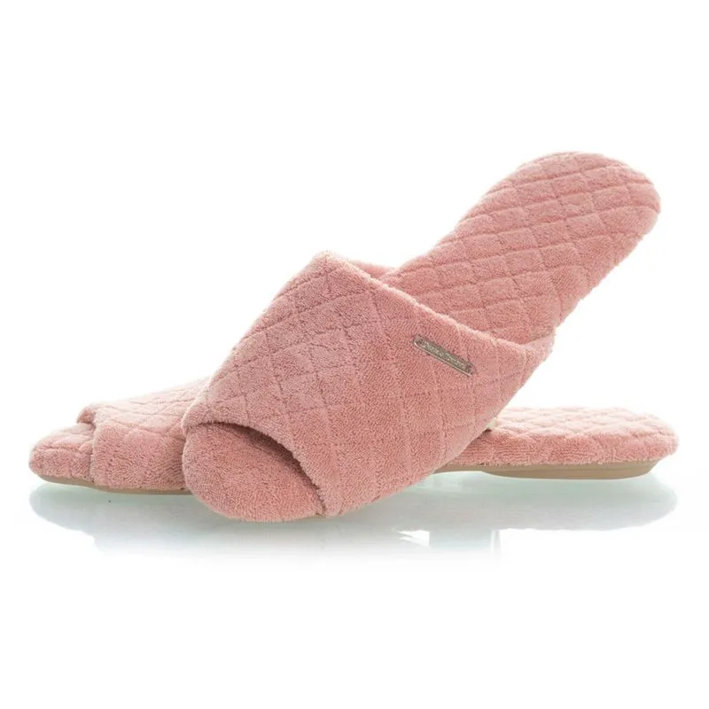 Chinelo Em Atoalhado Luiza Aberto Rosa/36