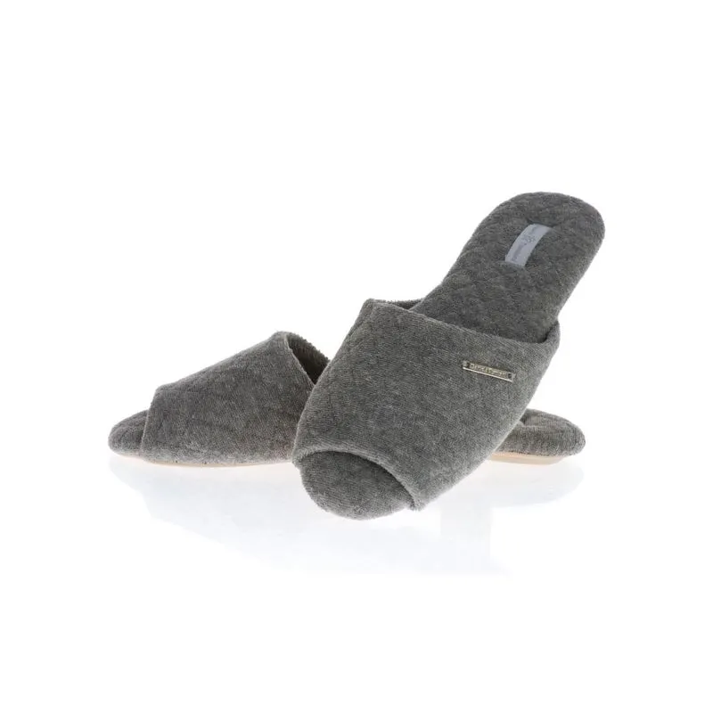 Chinelo Em Atoalhado Luiza Aberto Cinza-2/34