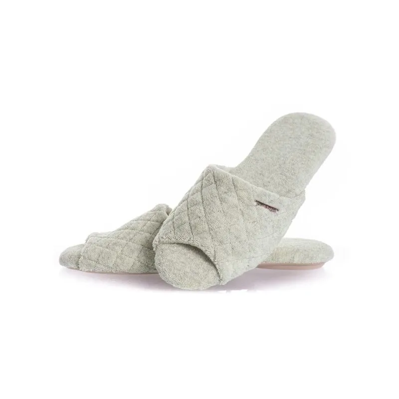 Chinelo Em Atoalhado Luiza Aberto Cinza/34