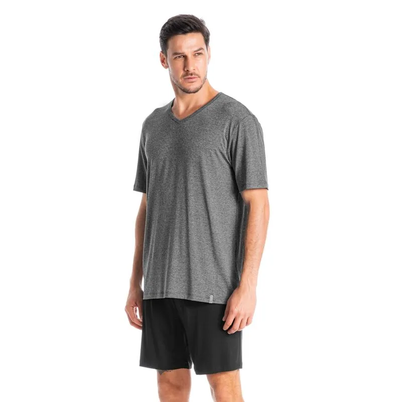 Pijama Masculino Curto Romeu Preto/M