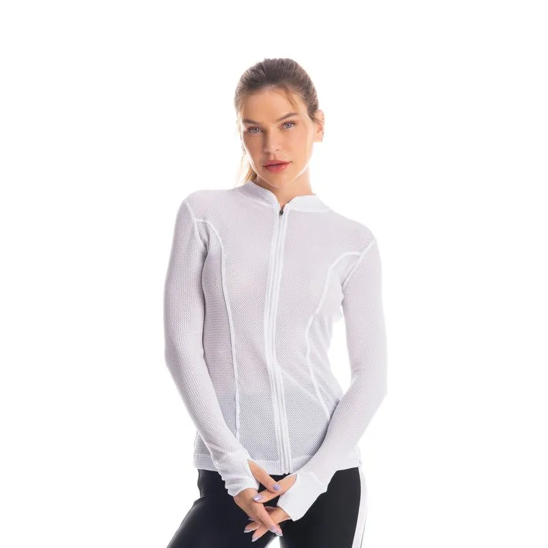 Jaqueta Feminina Tabata Fitted New Vivame Branco/P