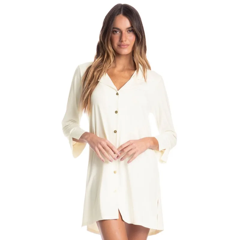 Camisa Feminina Manga 3/4 Lisa Madrid Branco/G