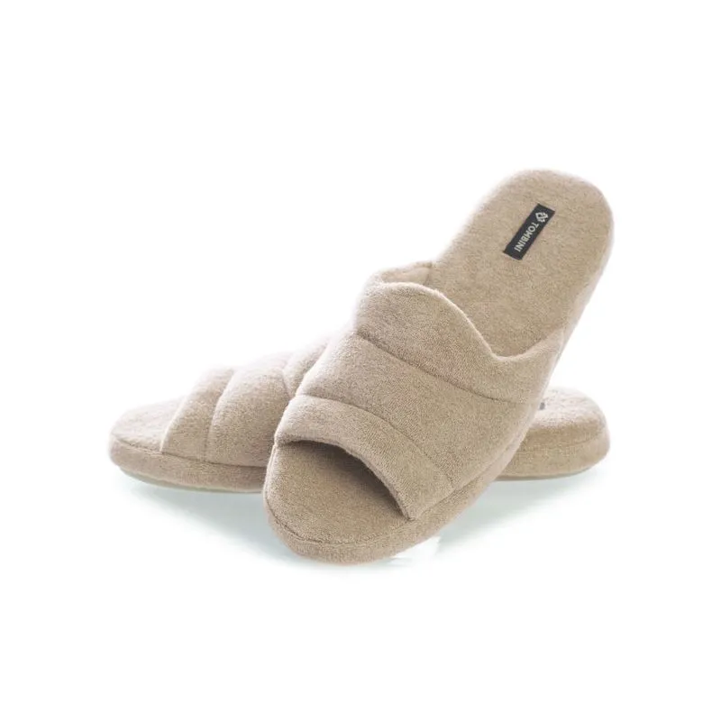 Chinelo Masculino Em Atoalhado Bento Aberto Bege/42
