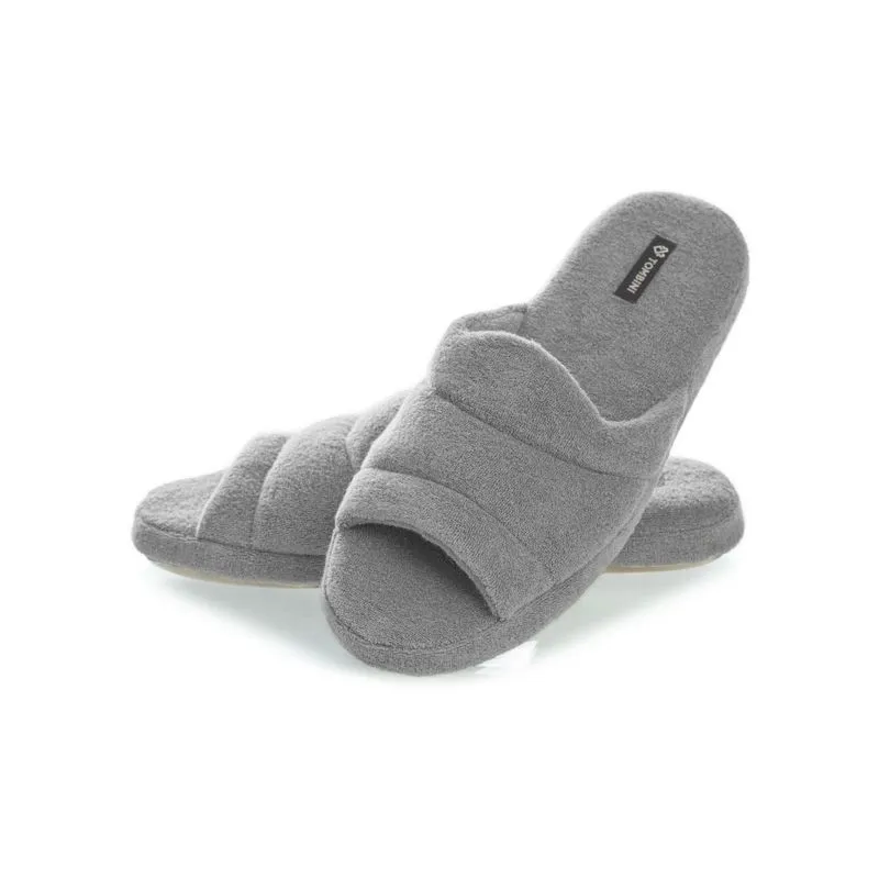 Chinelo Masculino Em Atoalhado Bento Aberto Cinza/38