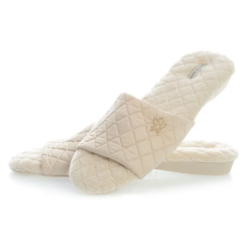 Chinelo Em Atoalhado Flor Aberto Branco-A001/38