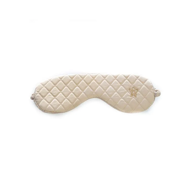 Máscara Para Dormir Em Cetim Flor Nude/TU