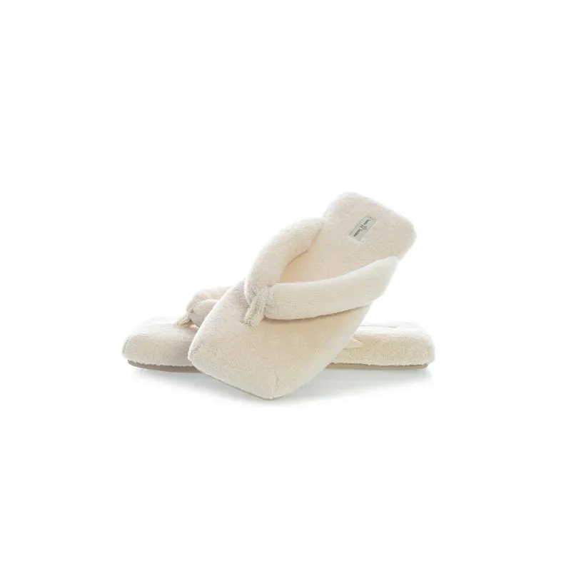 Chinelo Em Atoalhado Dedo Lui Branco/34