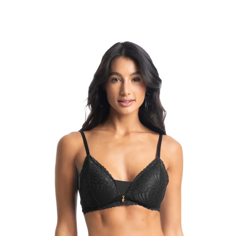Sutiã Em Renda Kiss Preto/42