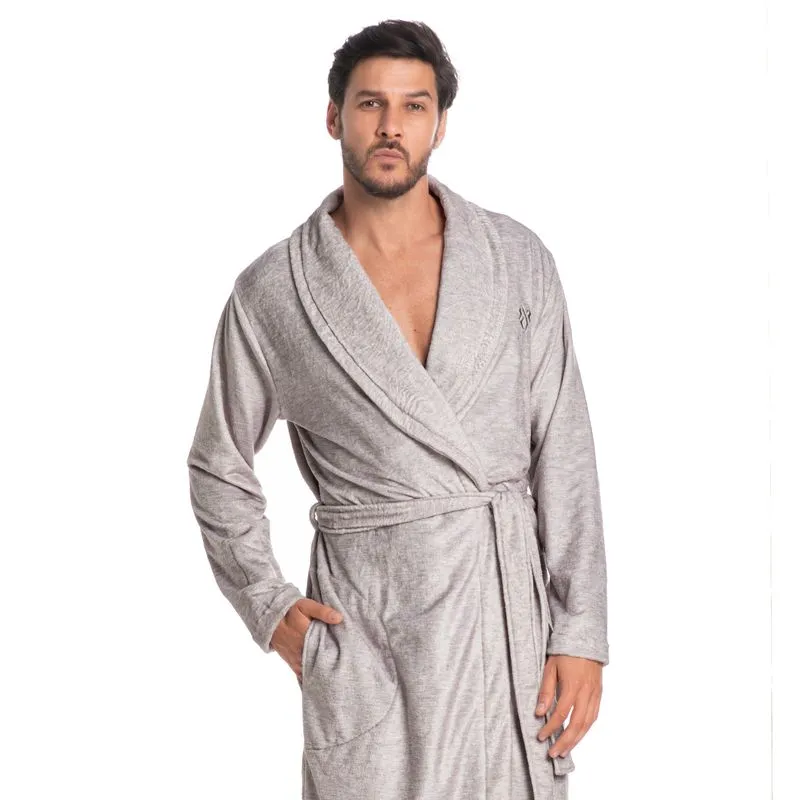 Robe Masculino Léo Tombini Cinza/M