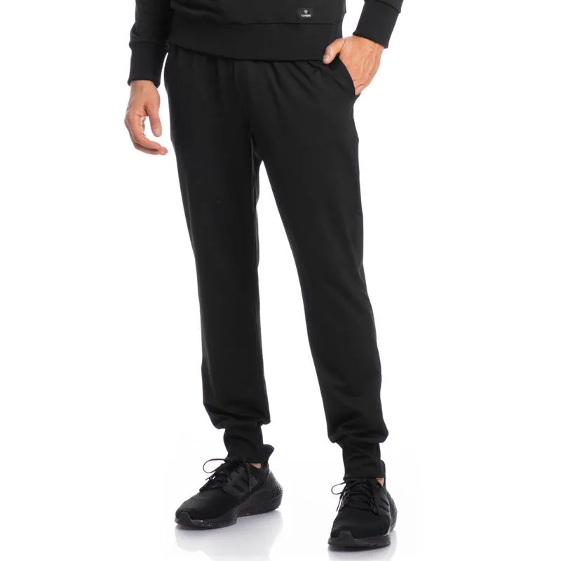 Calça Masculina Térmica Com Punho Caio Tombini Preto/M