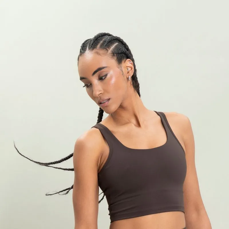 Top Long Urban Vivame Marrom/M