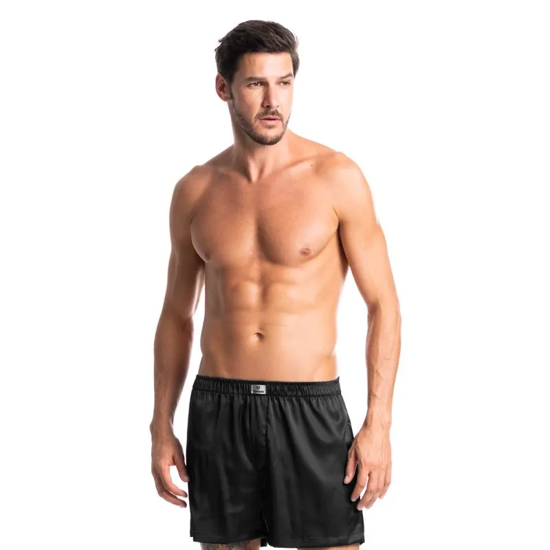 Boxer Masculina Lisa Enzo Tombini Preto/M