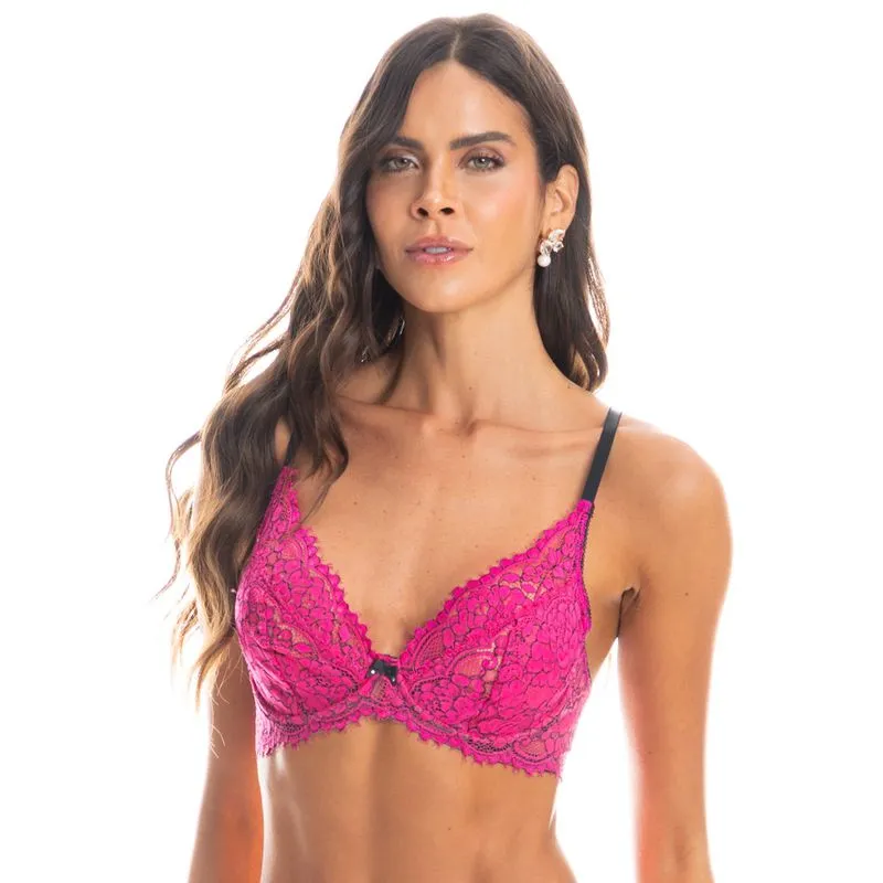 Sutiã Em Renda Manu Mila Rosa-2/44