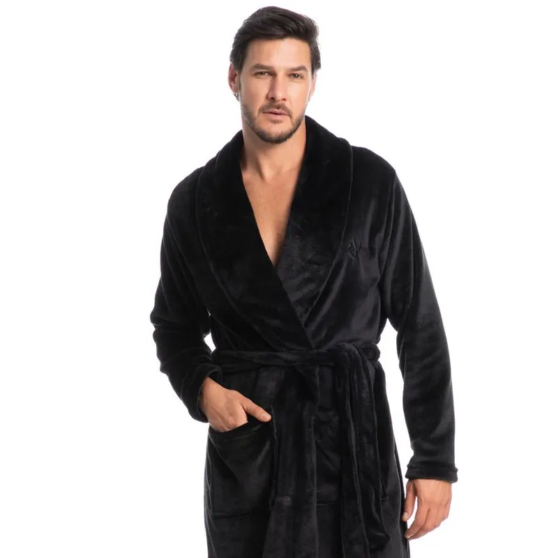 Robe Masculino Léo Tombini Preto/M