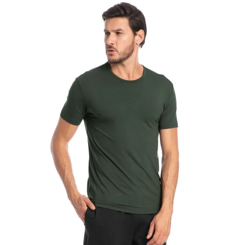 Camiseta Masculina Manga Curta Fred Verde/G