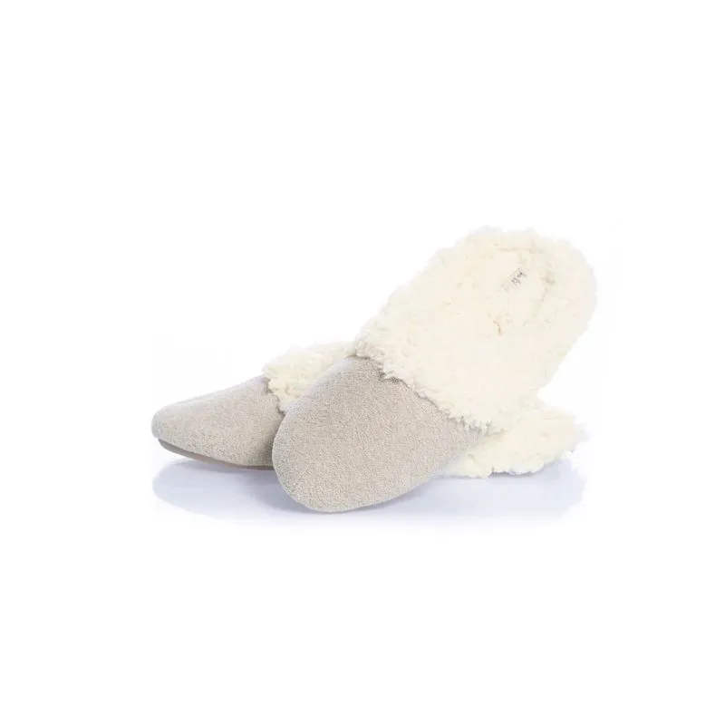 Chinelo Feminino Em Tweed Bianca Bege/34