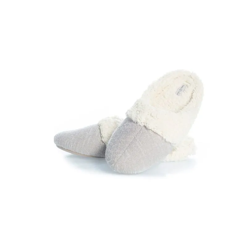 Chinelo Feminino Em Tweed Bianca Cinza/38