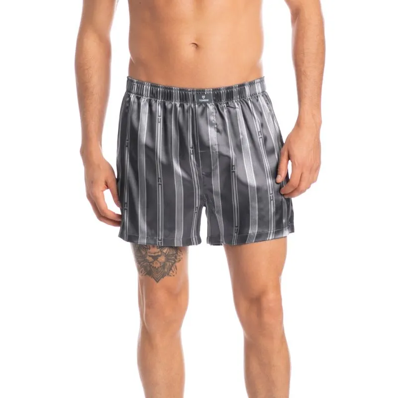 Boxer Masculina Estampada Enzo Tombini Cinza-2/M