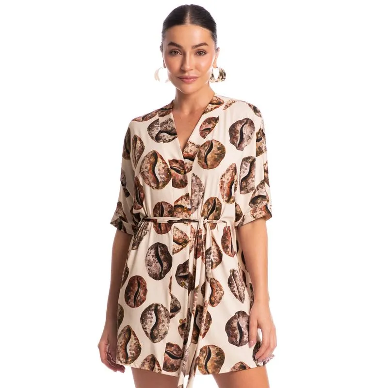 Kaftan Camisa Conchas Branco/P