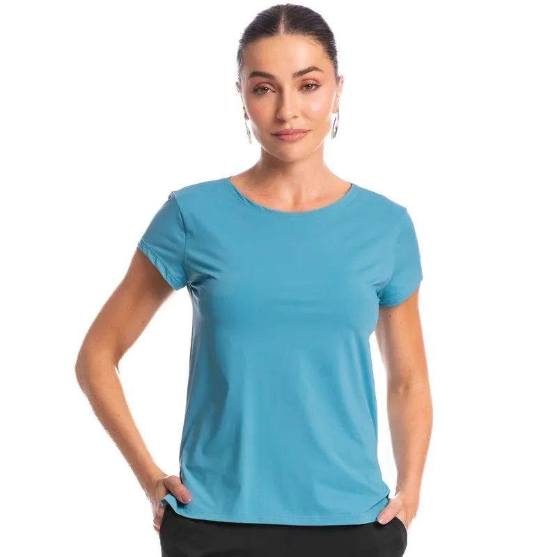 Blusa Feminina Málaga Azul/P