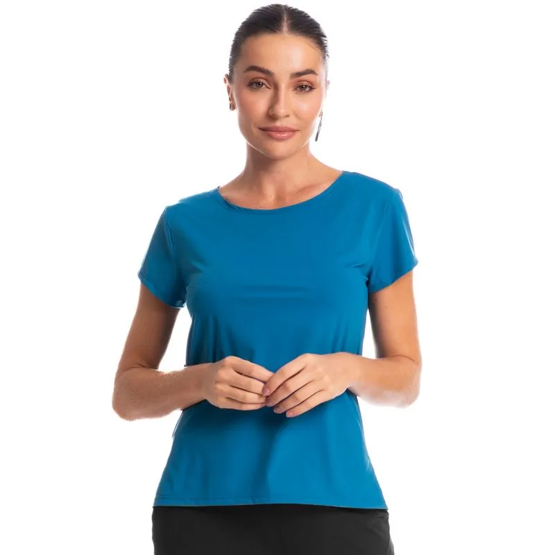 Blusa Feminina Málaga Azul-2/G