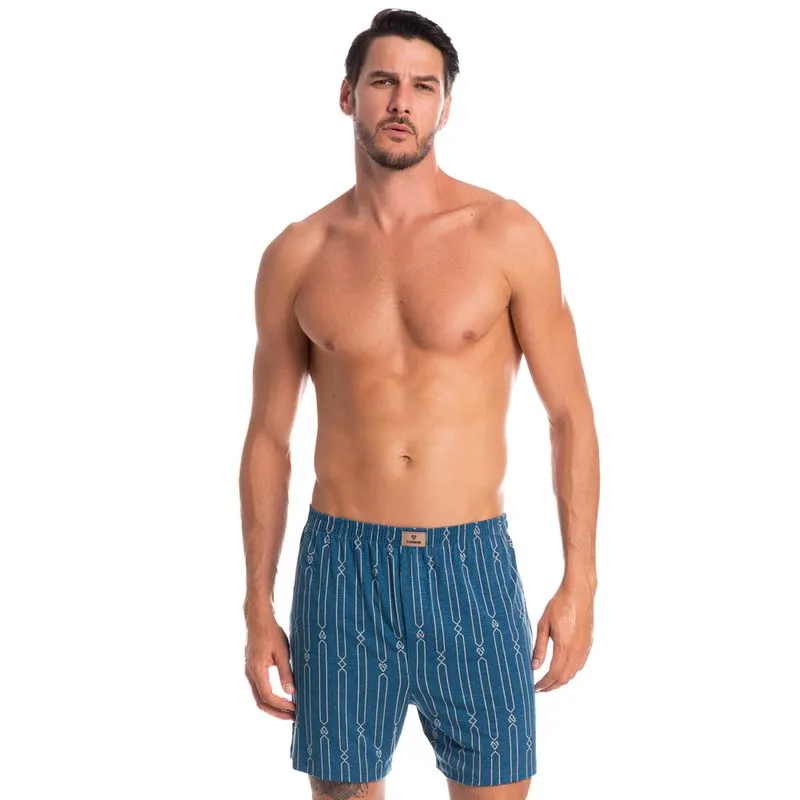 Boxer Masculina Victor Azul Marinho/GG