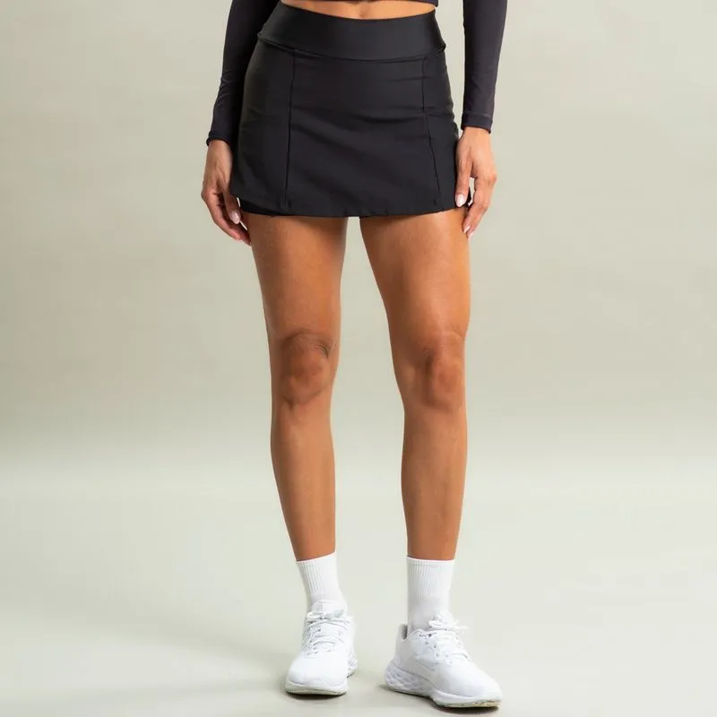 Short Saia Ajustado Racket Vivame Preto/M