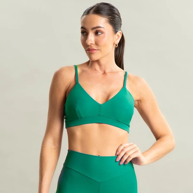 Top V Alcinha Bounce Vivame Verde/M