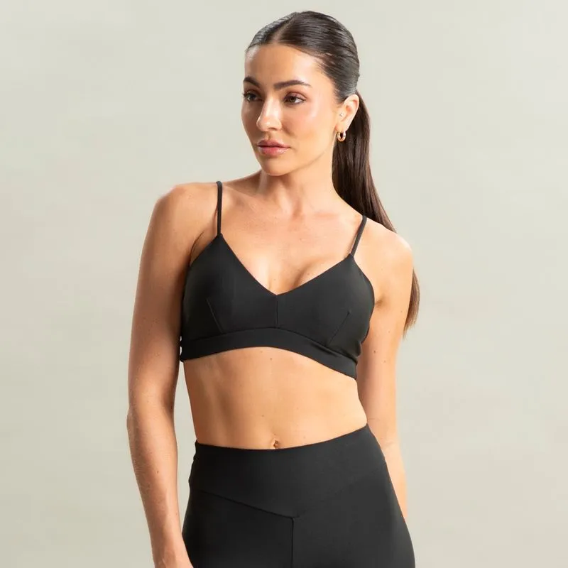 Top V Alcinha Bounce Vivame Preto/G