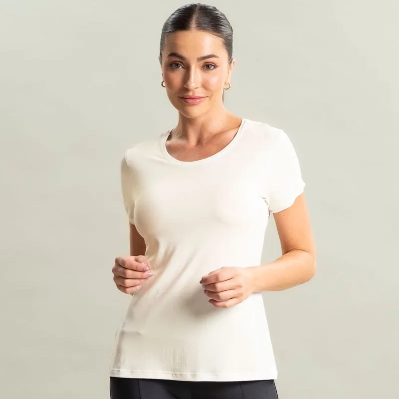 Camiseta Feminina Basic Fresh Vivame Branco/P