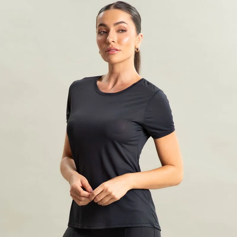 Camiseta Feminina Basic Fresh Vivame Preto/M