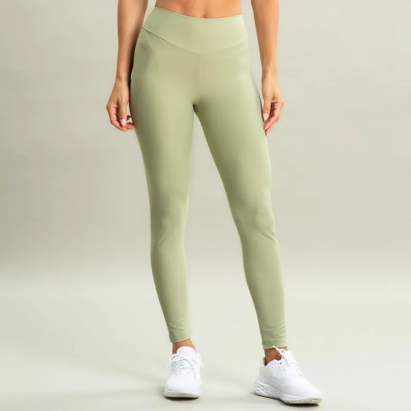 Calça Legging V-shape New React Vivame Verde/M