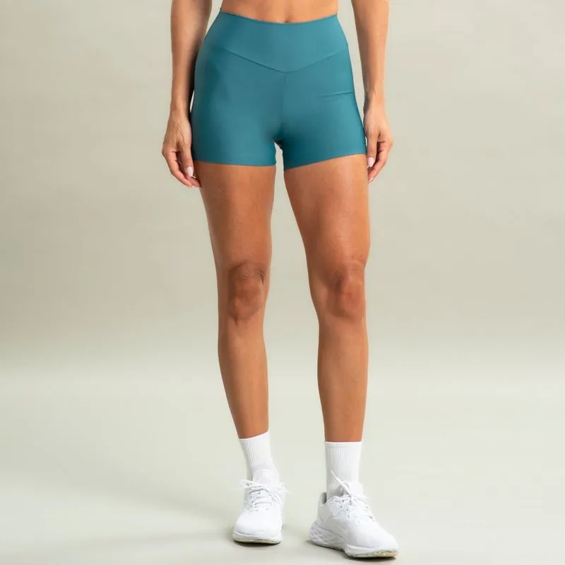 Shorts Curto V-shape New React Vivame Azul-2/M
