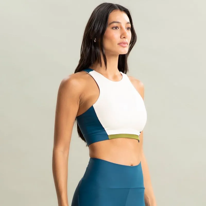 Top Nadador High Resistance Vivame Azul Marinho/G