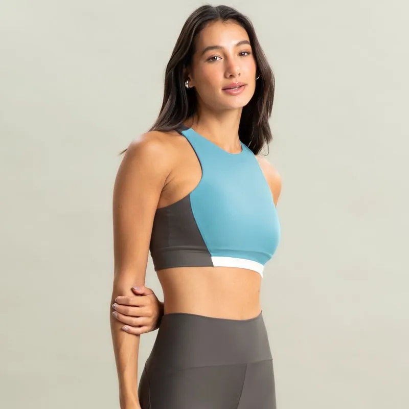 Top Nadador High Resistance Vivame Cinza/P
