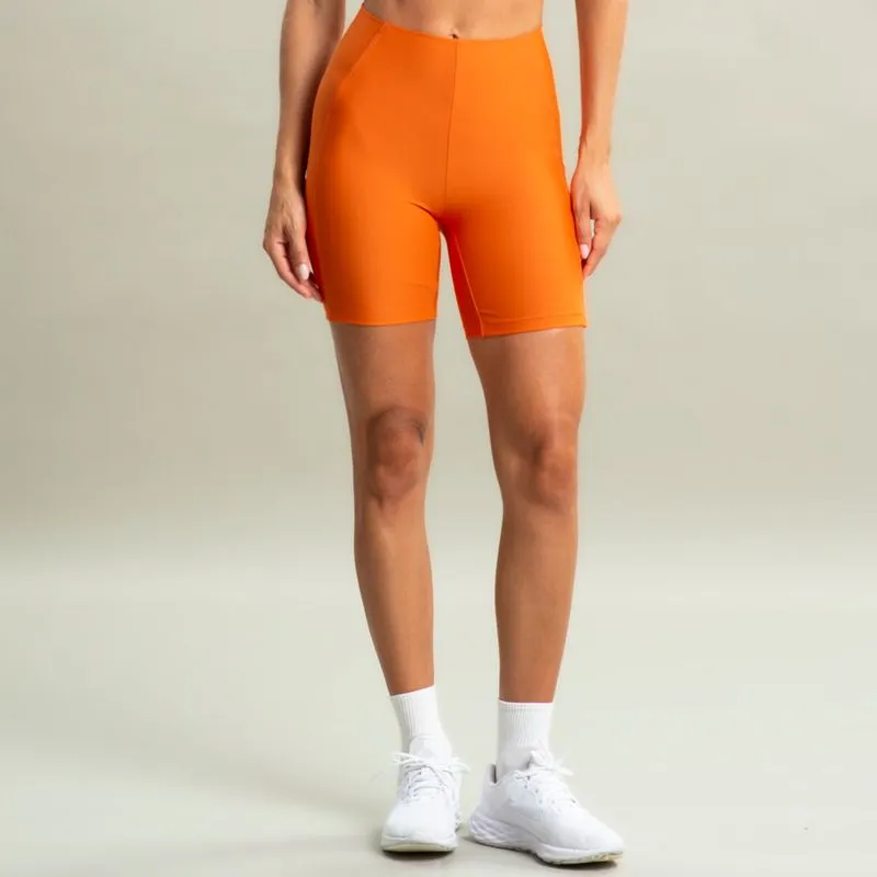 Bermuda Feminina Invisible Slim Shape Heat Vivame Laranja-3/M