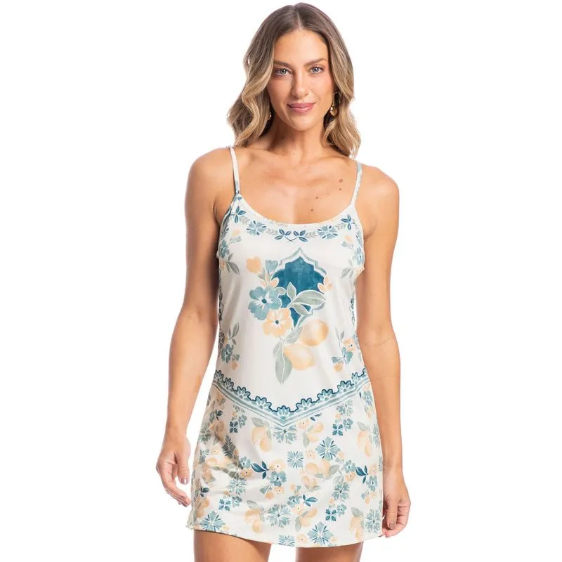 Camisola Curta Leti Regina Limões Azul/G