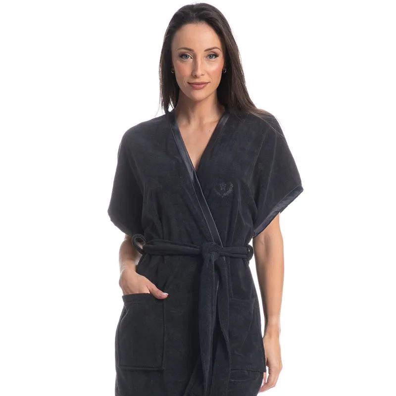 Robe Curto Com Bolso Olívia Preto/M