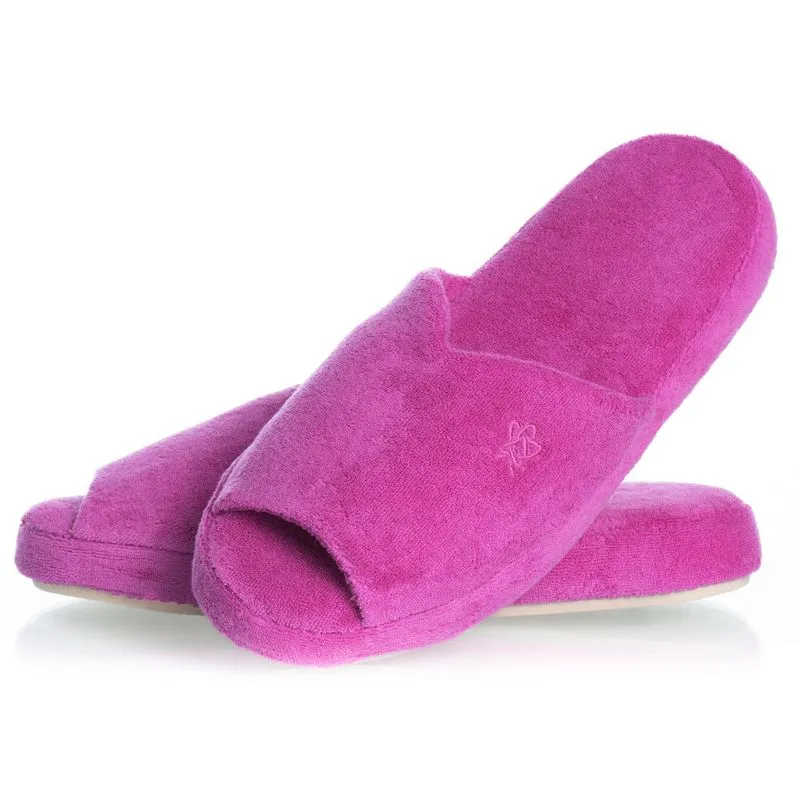 Chinelo Em Atoalhado Dani Aberto Colors Rosa-2/38