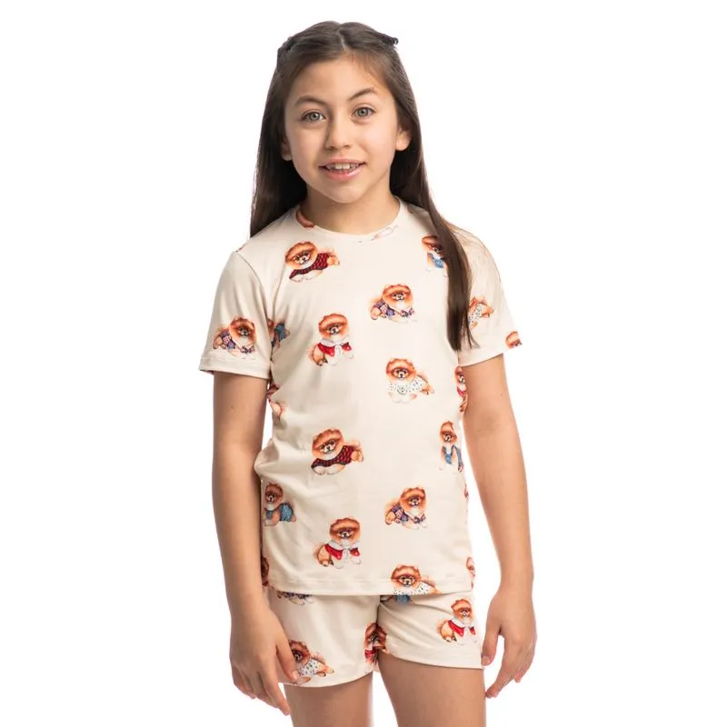 Pijama Infantil Unissex Curto Jolly Azul-2/06