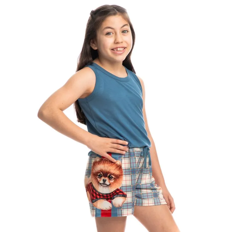Pijama Infantil Curto Regata Jolly Azul-2/12