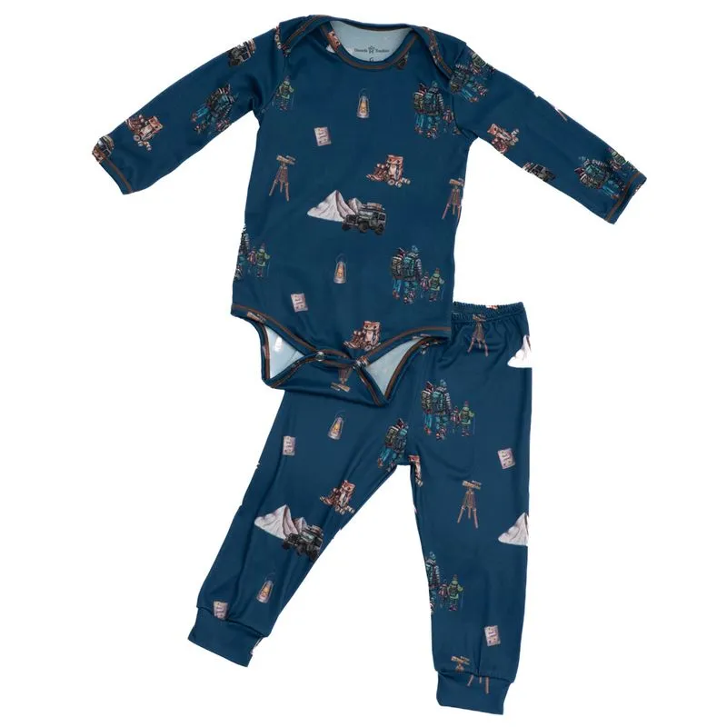 Conjunto Baby Trekking Azul-2/P