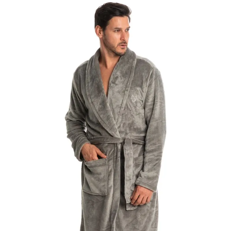 Robe Masculino Léo Tombini Cinza/M