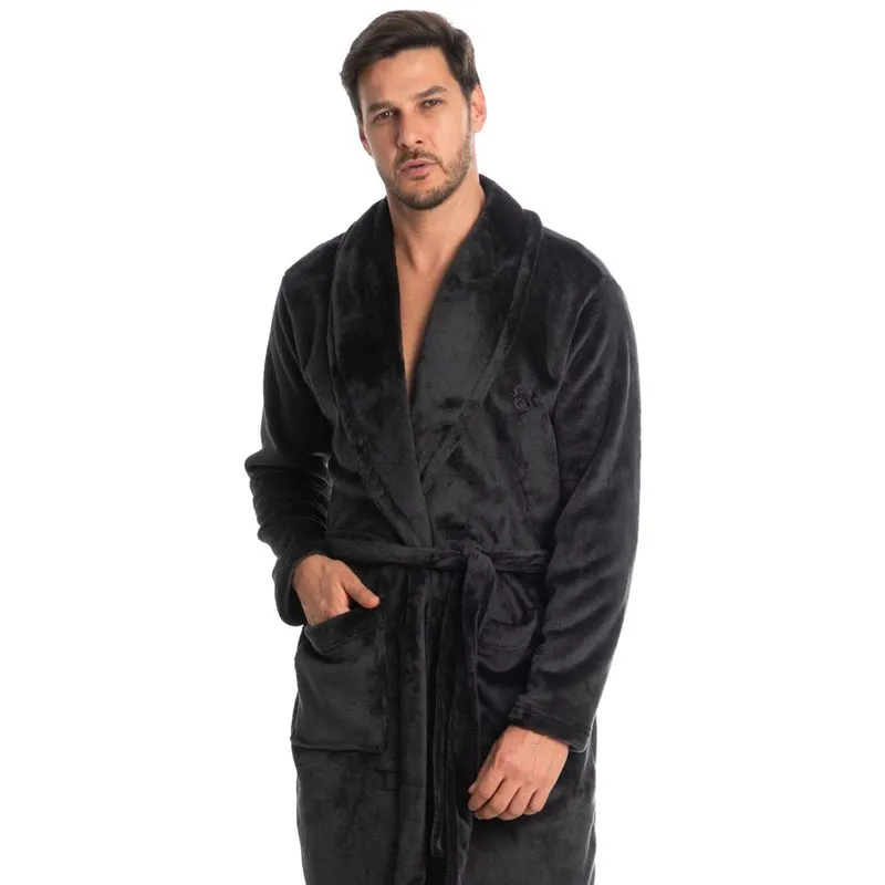 Robe Masculino Léo Tombini Preto/G