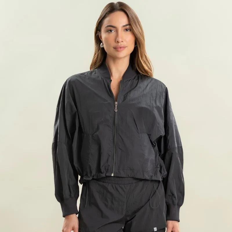 Jaqueta Bomber Com Bolso Extreme Vivame Preto/G