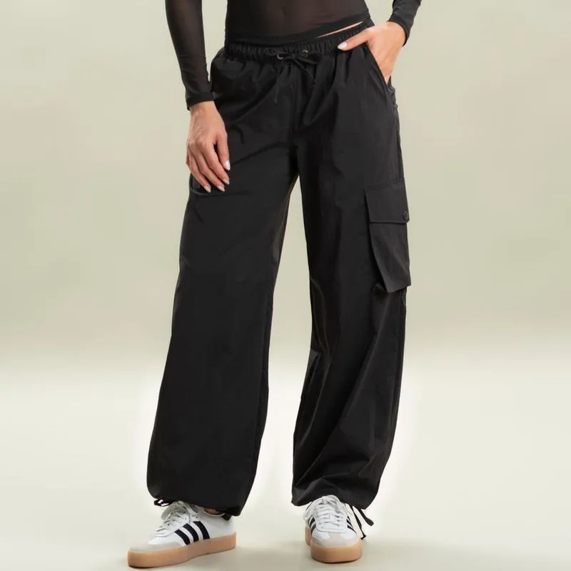 Calça Feminina Cargo Com Barra Ajustável Ecletic Vivame Preto/G